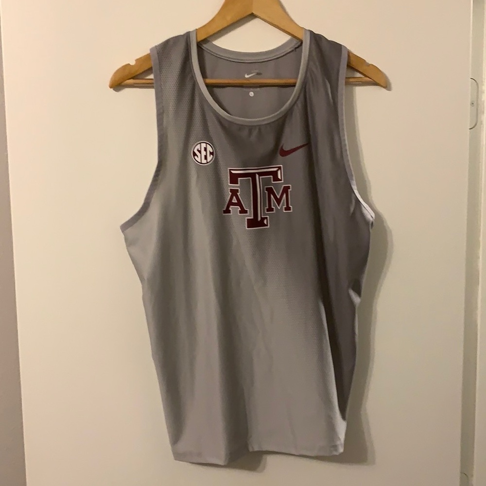 Nike Team Issued Texas A&M Aggies Track And Field singlet. New without tags